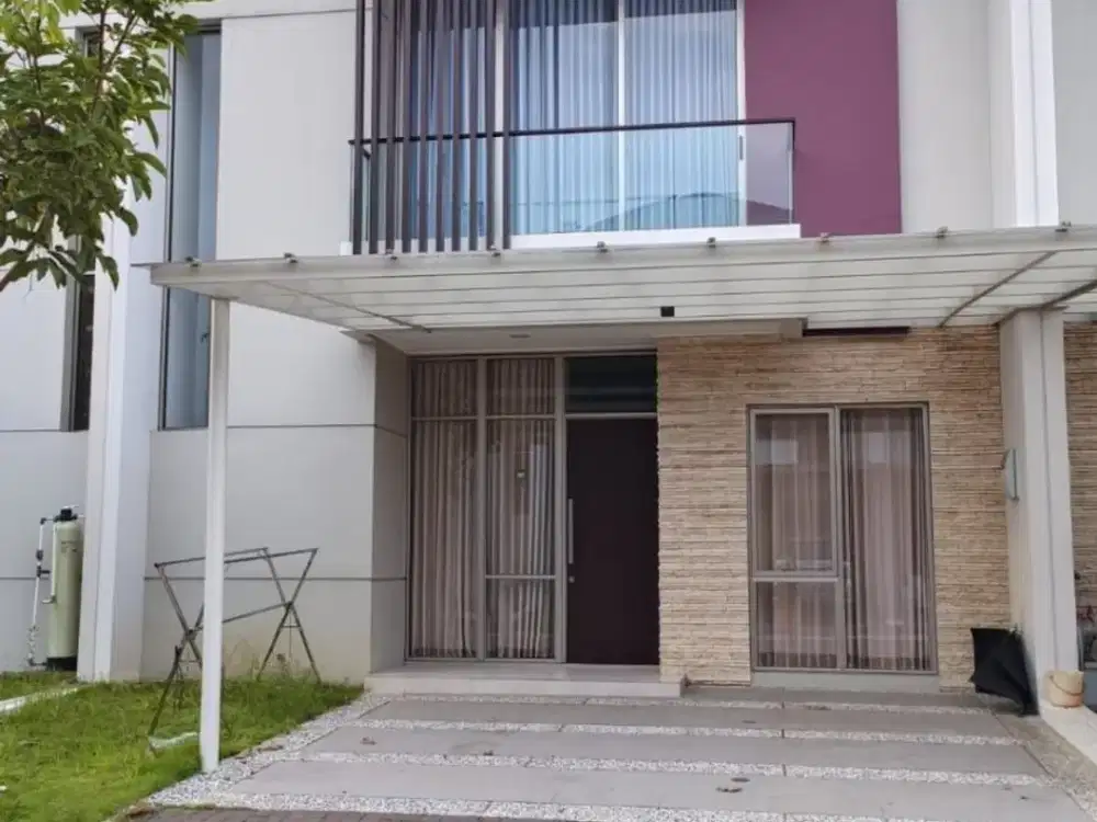 Rumah Spring Garden PIK 2 8x15 Furnished Siap Huni Ada Clubhouse