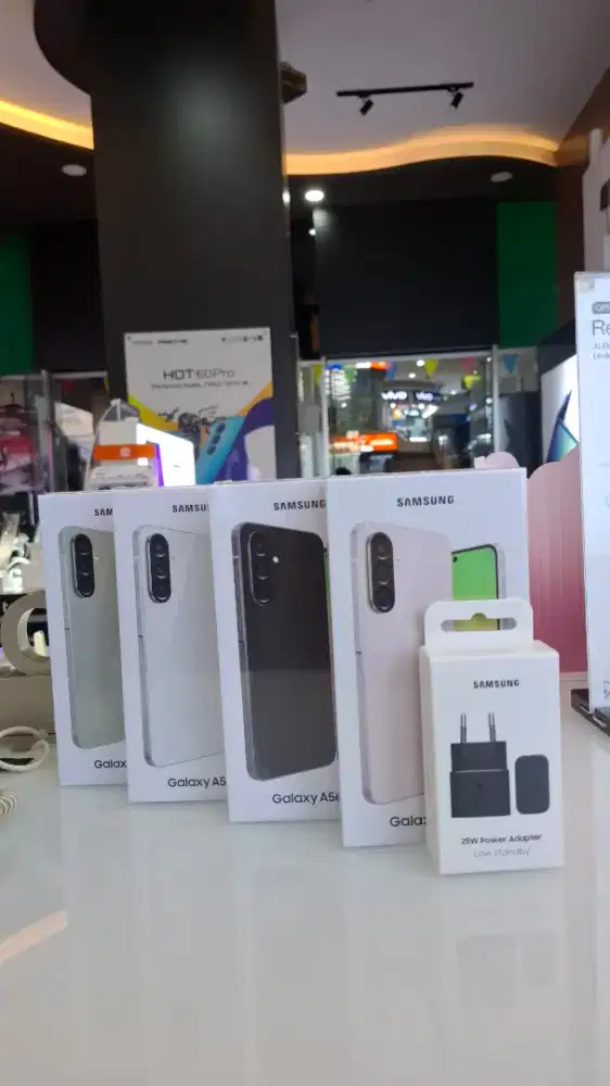 FREE ADAPTOR 25W! SAMSUNG A56 12/256 BISA COD GARANSI RESMI SEIN