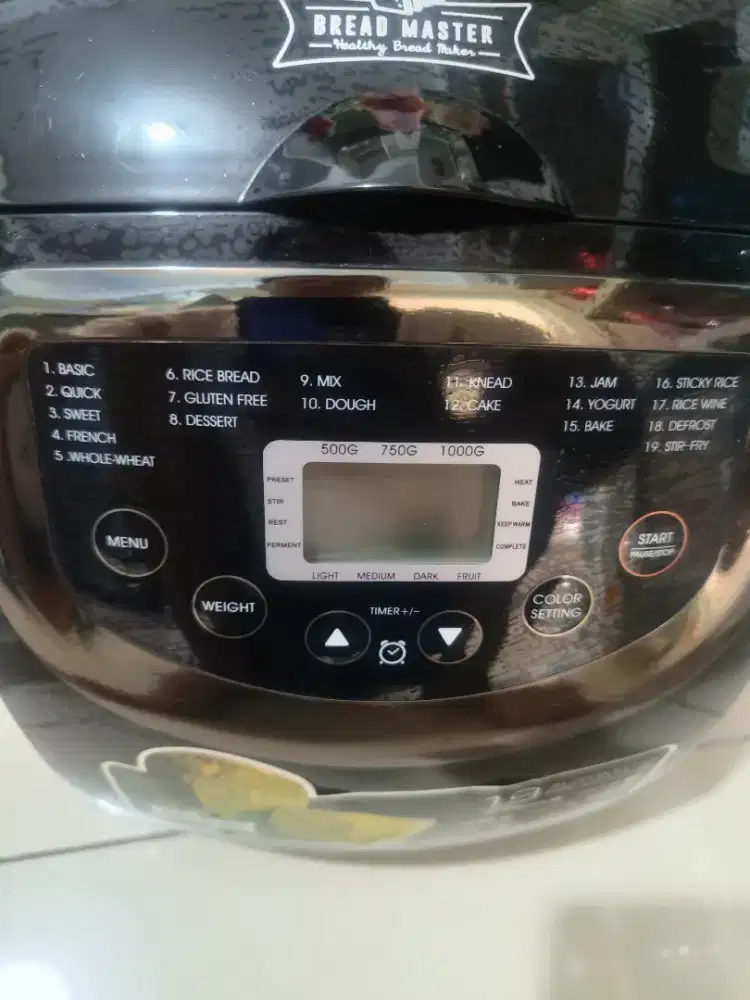 Mesin pembuat roti Bread Master