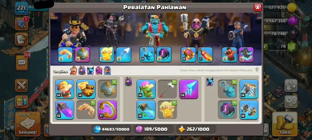 COC TH 17 semi max berlatar kapal laut