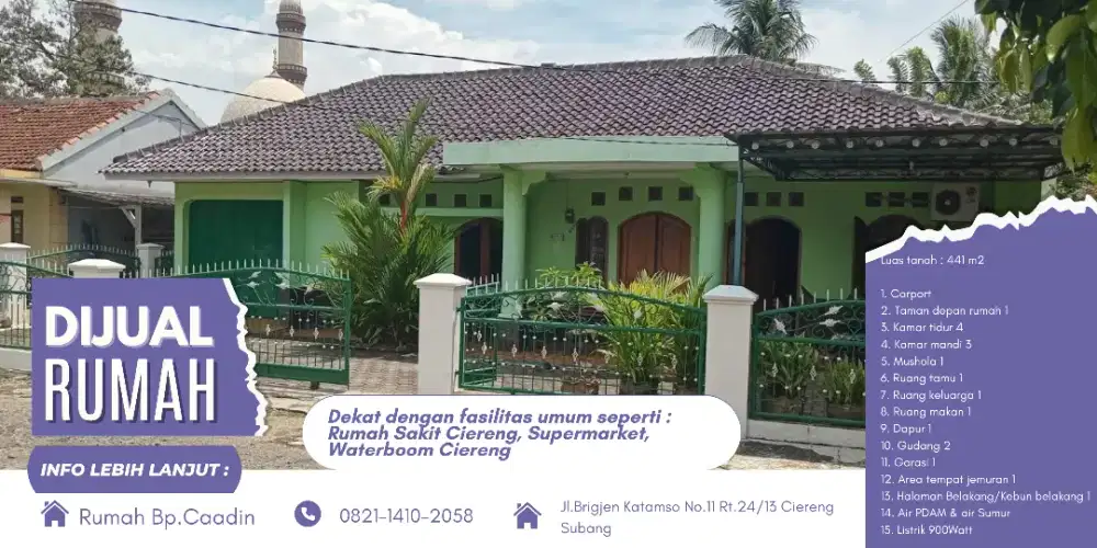 Jual Rumah SHM (Sertifikat Hak Milik) NEGO