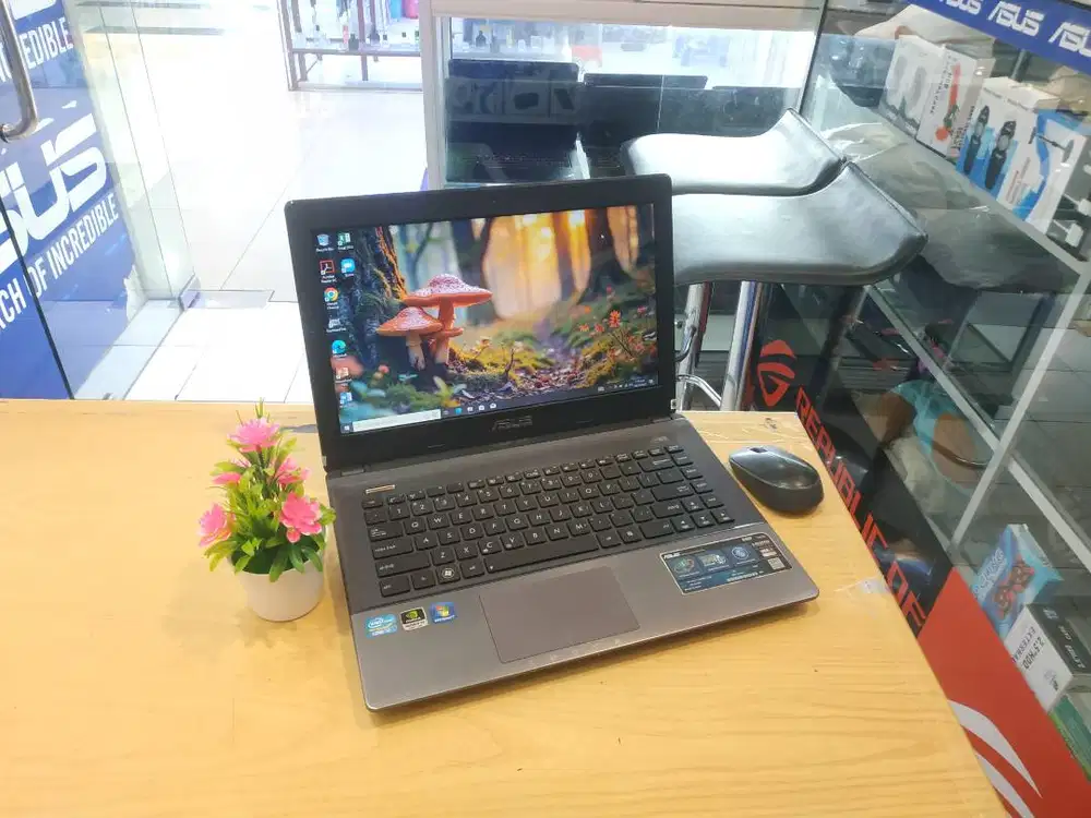 SIAP PAKE LAPTOP ASUS K45VS CORE i7 RAM 8GB SSD 128GB NVIDIA