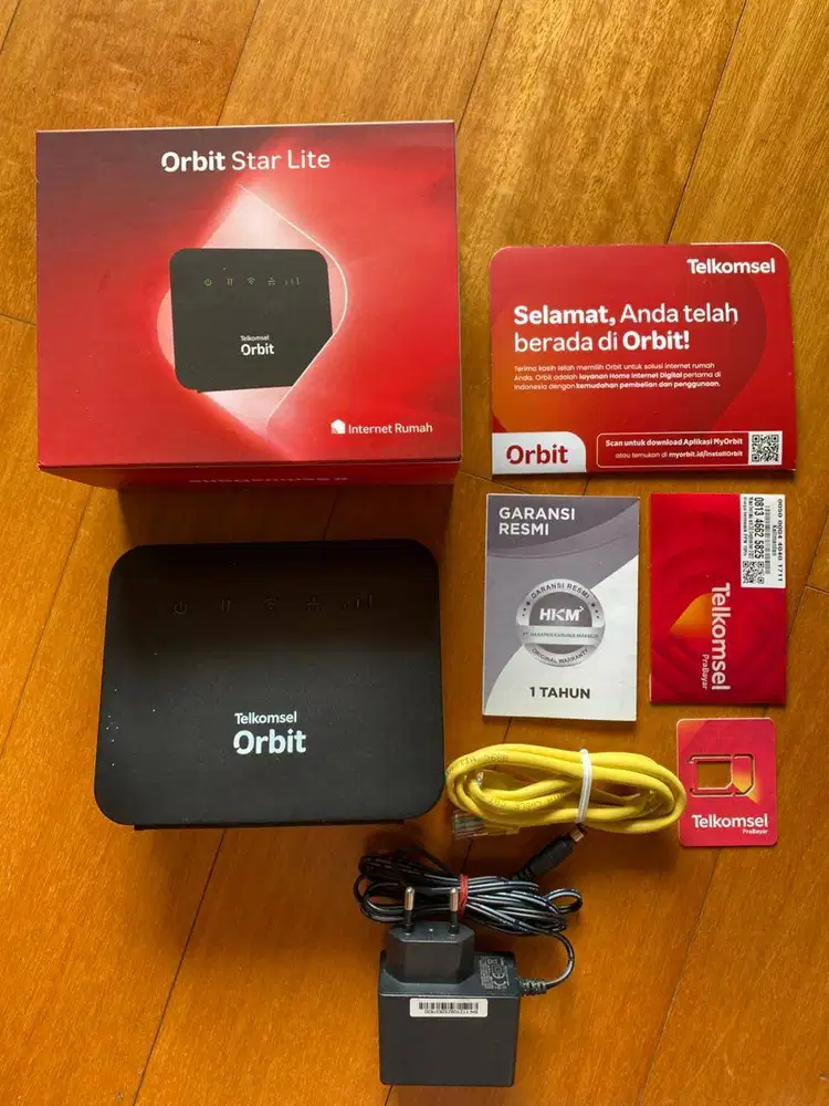 Modem Wifi Home Router 4G Telkomsel Orbit Star Lite UNLOCK LIKE NEW