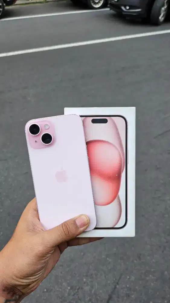 Iphone 15 128 ibox pink bh88 fullser Ori