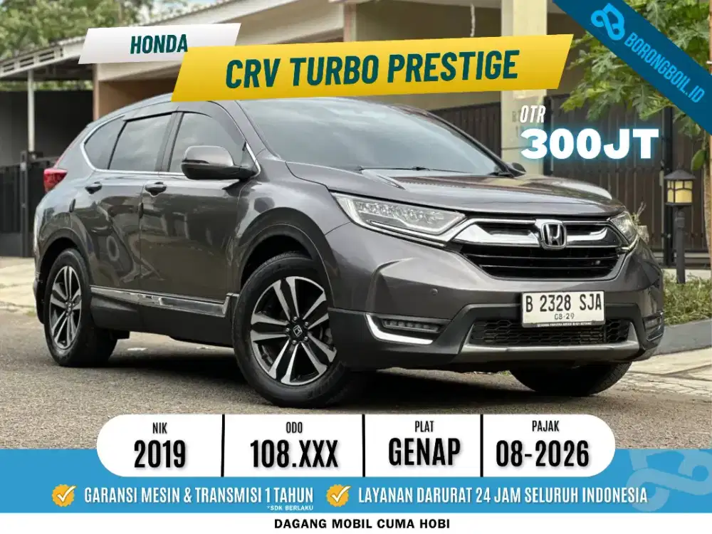 [TDP 0JT] Honda CRV 1.5 Turbo Prestige AT 2019