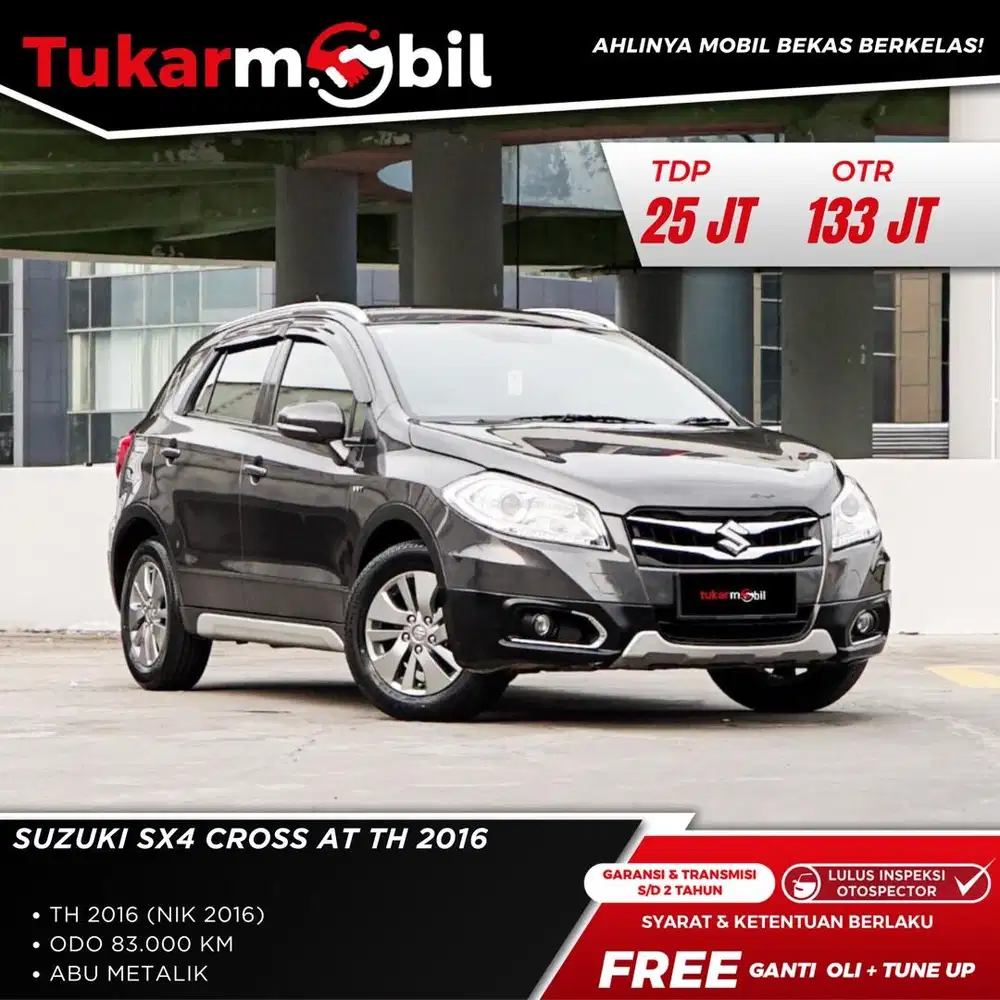 [BERGARANSI] SUZUKI SX4 CROSS MATIC TAHUN 2016 PAJAK PANJANG