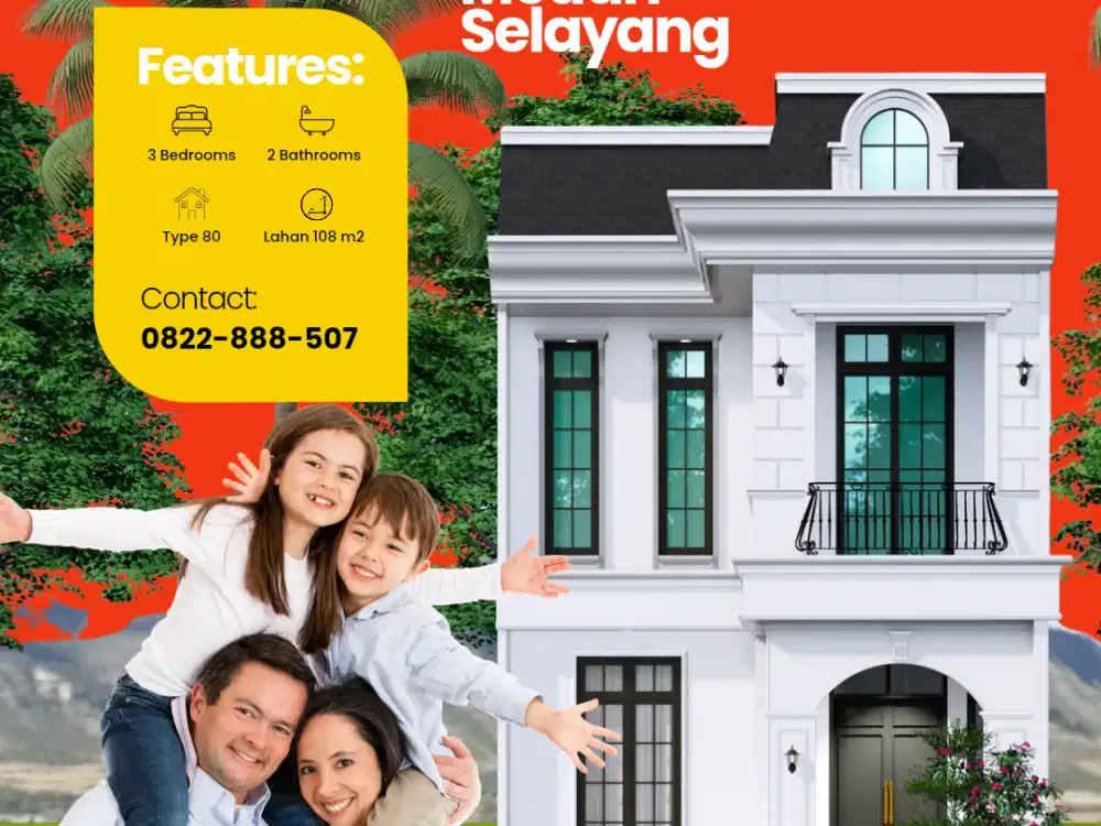 Rumah Dekat USU dan Gocal Point, Cocok untuk Keluarga atau Investasi Properti di Medan