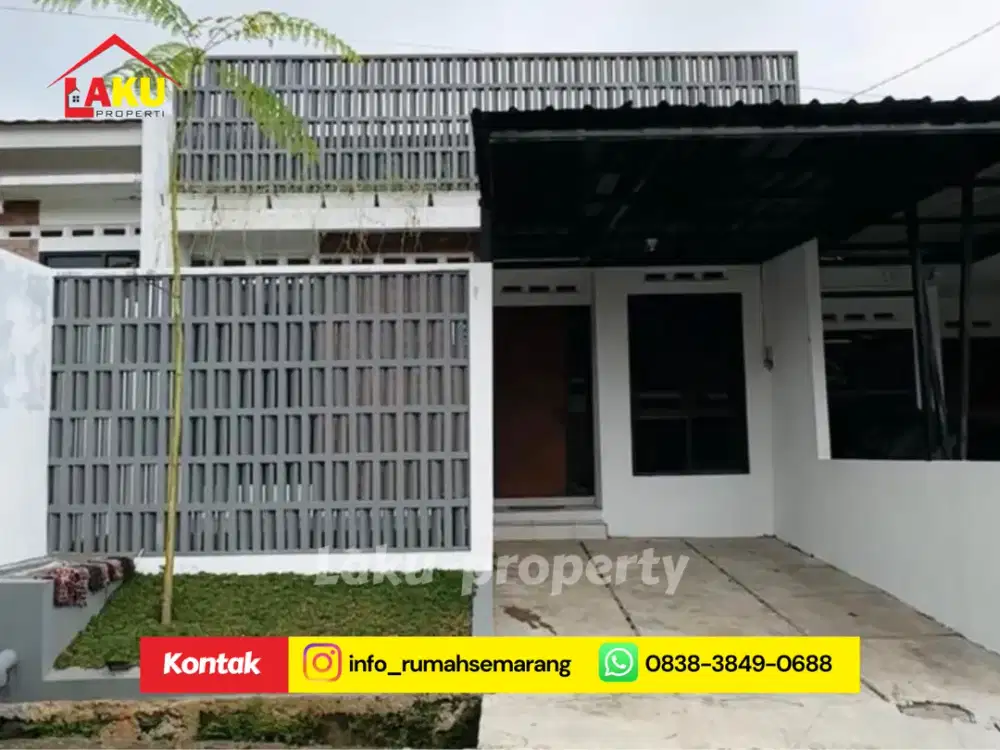 Unit Ready Ungaran Barat 40/66 — Cuma 350 Jt Dapat Kanopi & Kitchen Set!