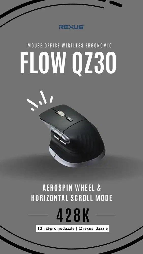 Mouse wireless rexus QZ30