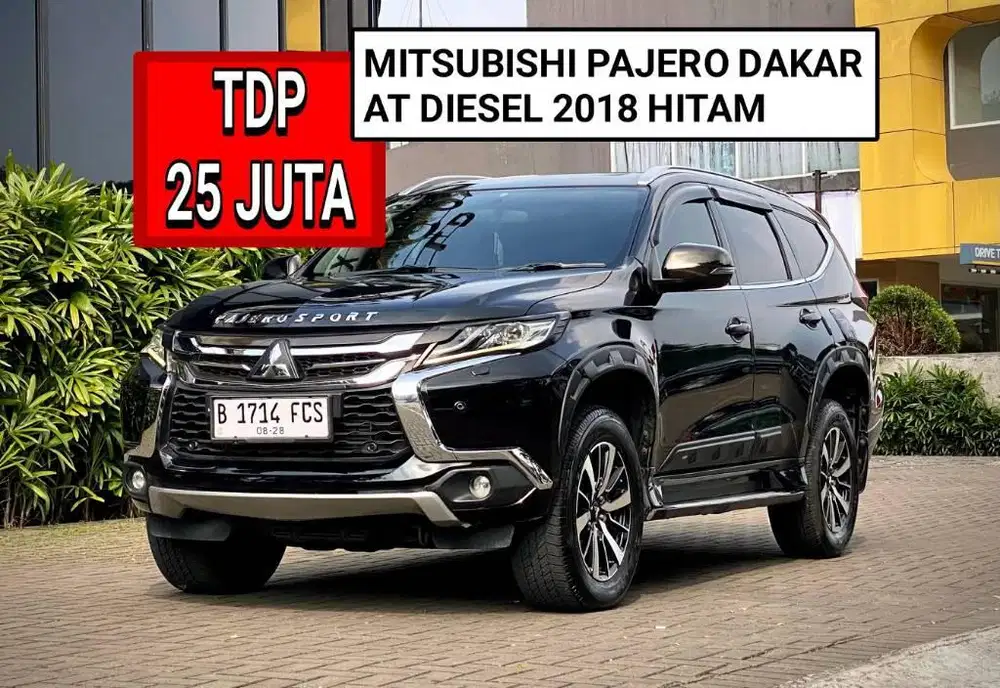 MITSUBISHI PAJERO DAKAR AT DIESEL 2018 HITAM PROMO MURAH DP MINIM 25JT