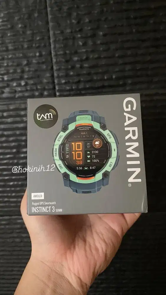 Garmin Instinct 3 Amoled 50mm Neotropic twillight - Resmi tam