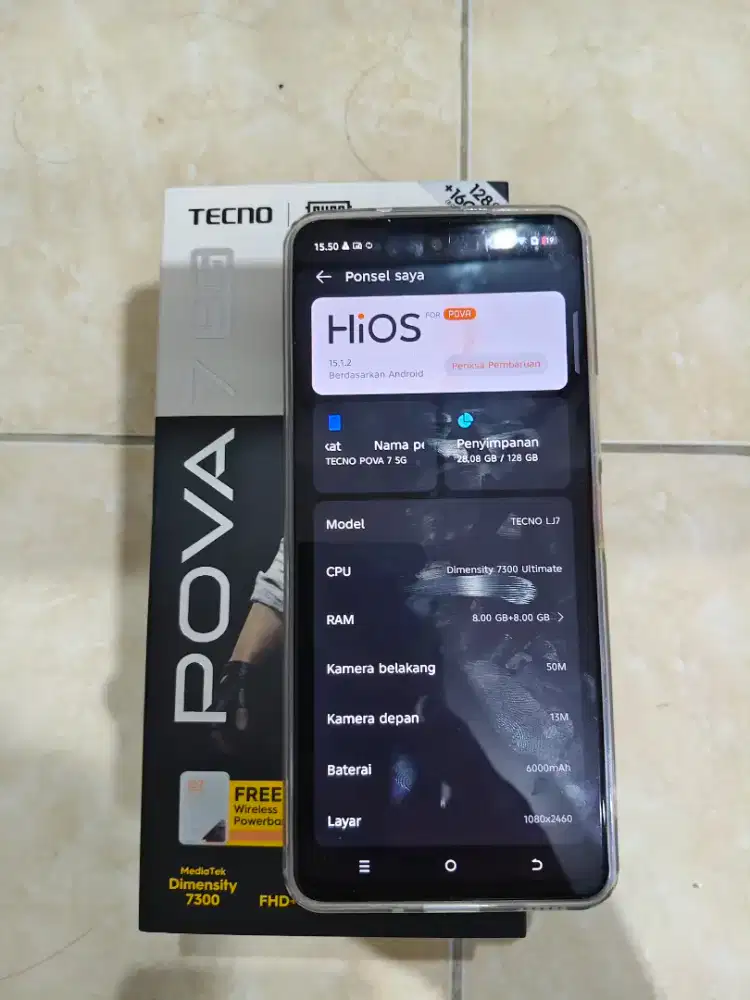Tecno pova 7 5g 8/128