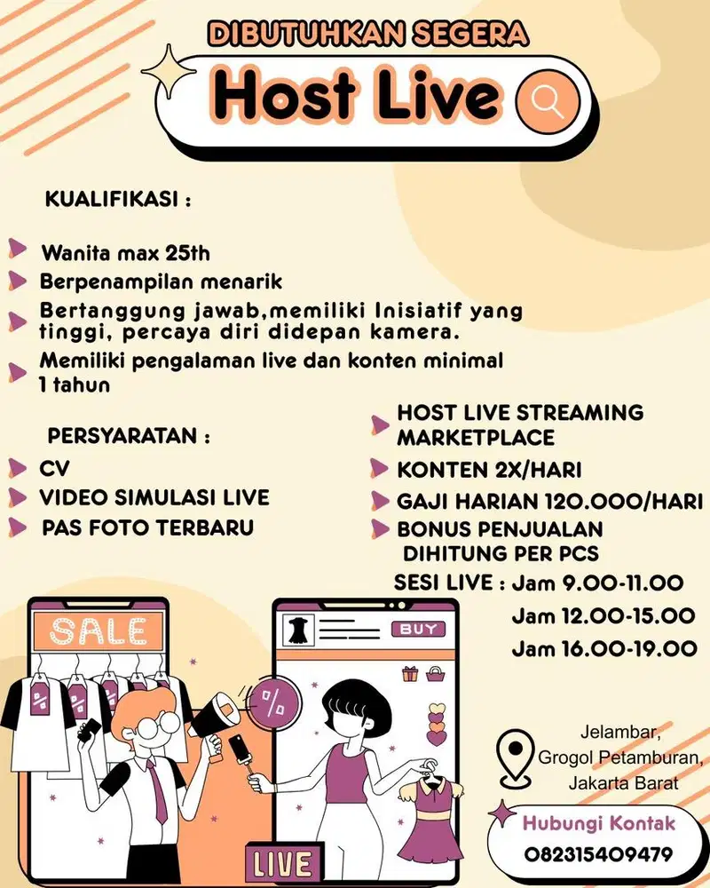 URGENT HOST LIVE STREAMING MARKETPLACE