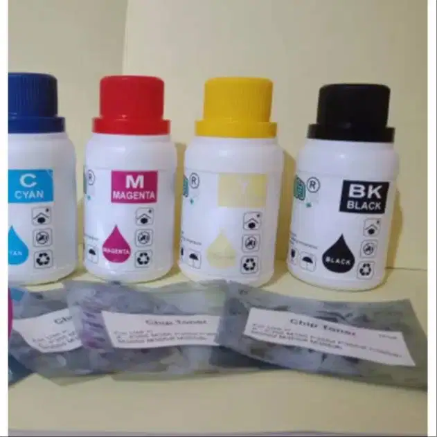 Serbuk Toner + Chip 1x Refill HP Pro 200 CF210A M251b M276b