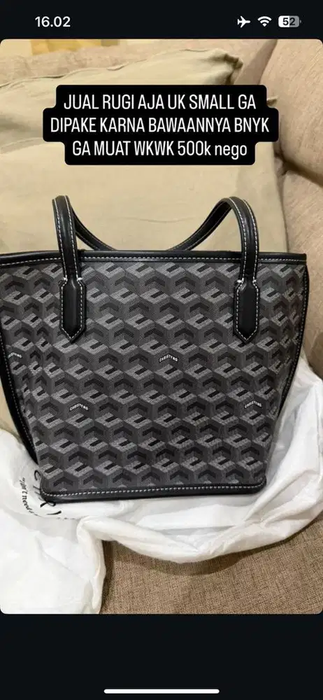 Tas cristyng jual rugi