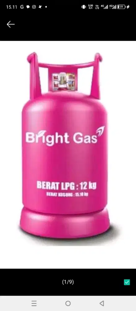 Tabung gas LPG second