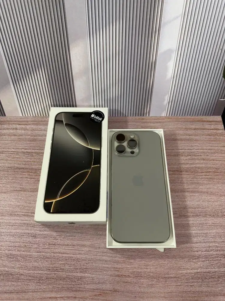 Iphone 16pm 256gb natural fullset resmi