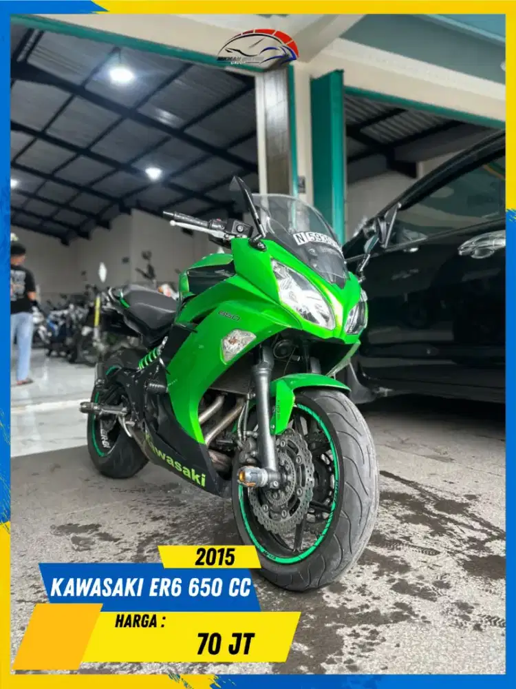 KAWASAKI NINJA ER-6N 650R 2015 MURAH BOLOH HIKMAH MOTOR KEPUH MALANG