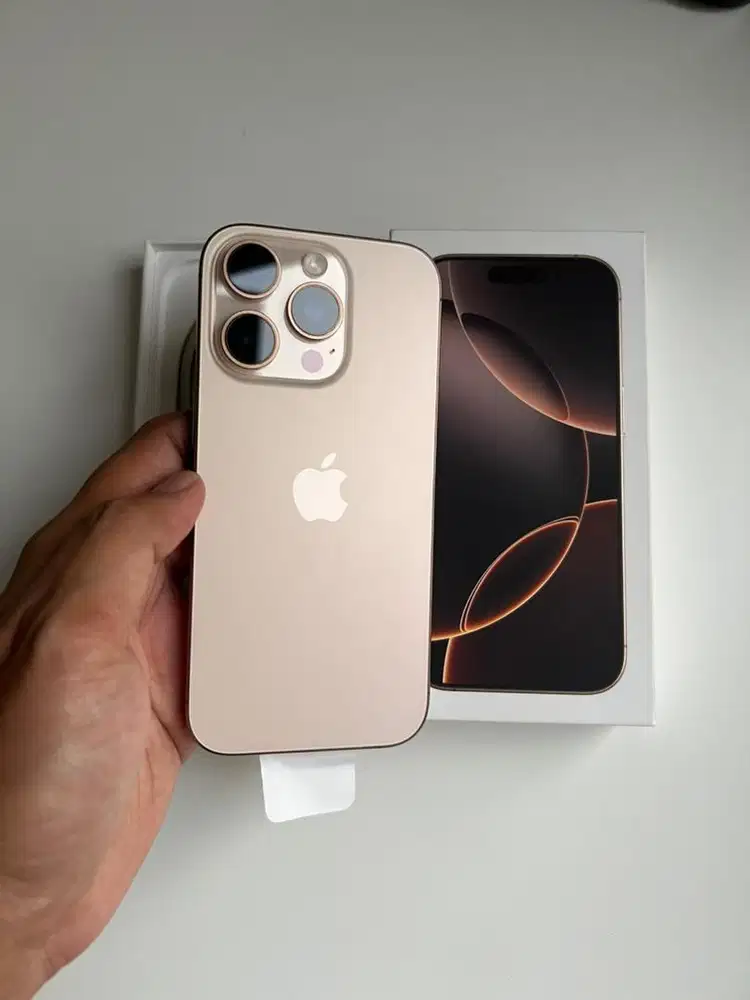 iPhone 16 Pro 128gb Desert iBox / Mulus / Full ori / 16 Pro Resmi 128