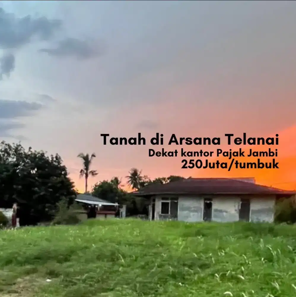 Dijual tanah di Telanai Kota Jambi