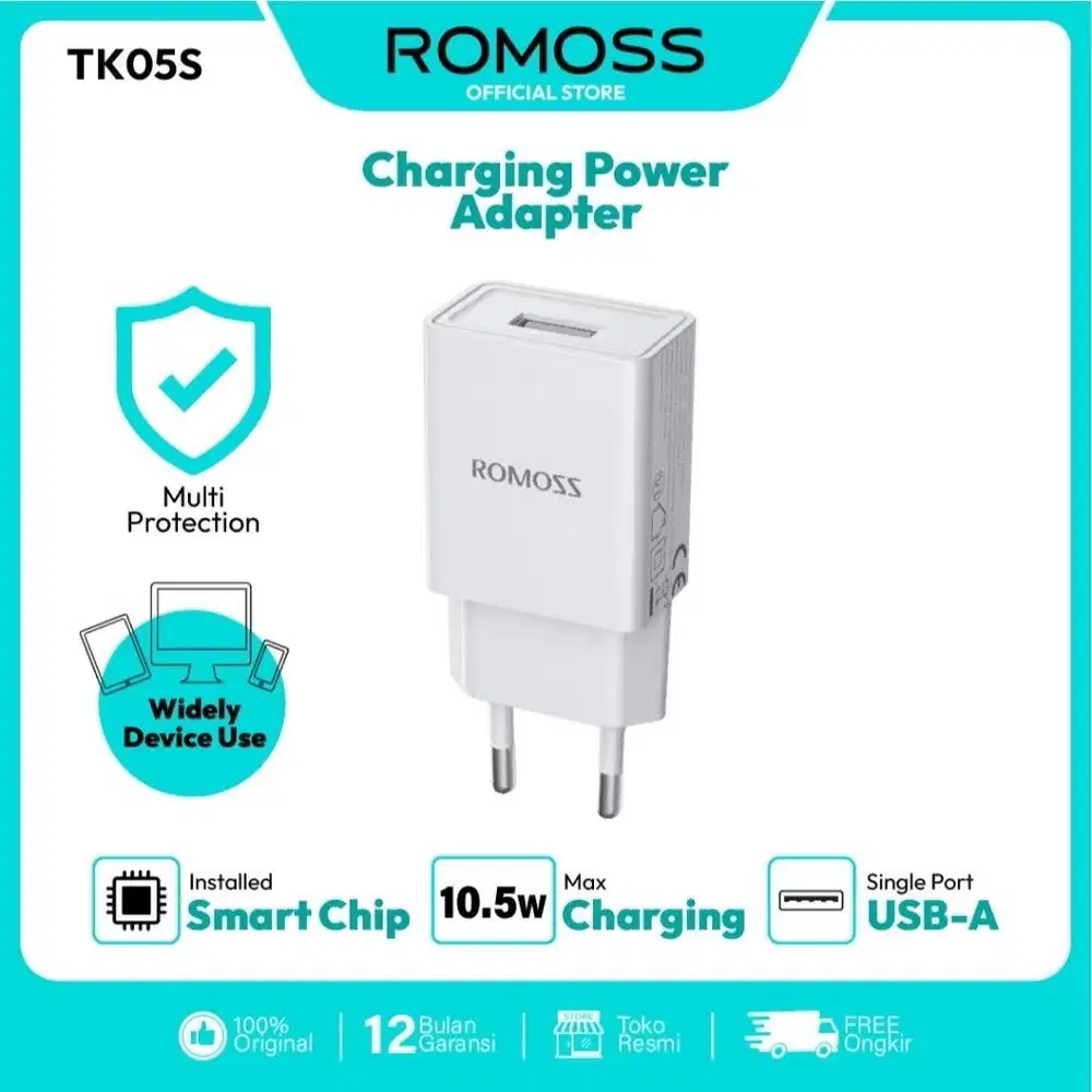 charger usb 10 w romoss