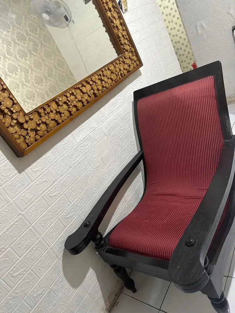 Dijual kursi malas kayu jati