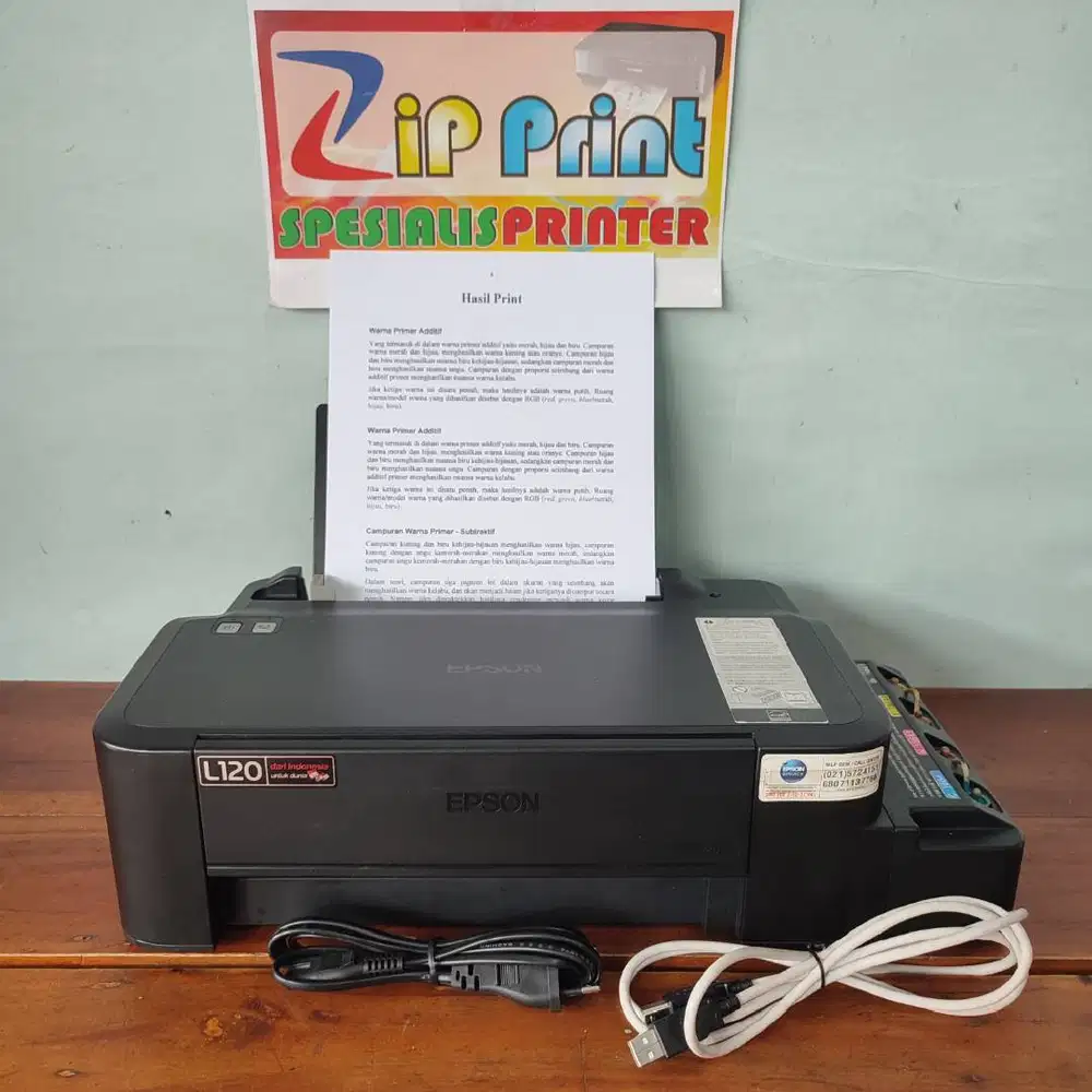 Printer Epson L120 Cetak Hitam saja