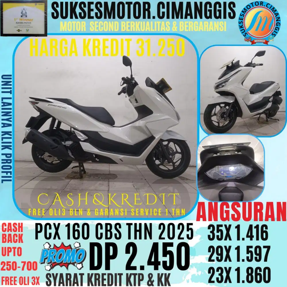 PCX 160 CBS TERMURAH CASHBACK UPTO 700 RIBUAN FREE OLI BLN