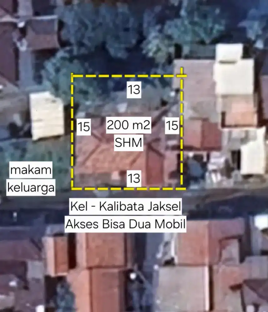 TANAH COCOK KOS KOST KOSAN KOSTAN KALIBATA PANCORAN JAKARTA SELATAN