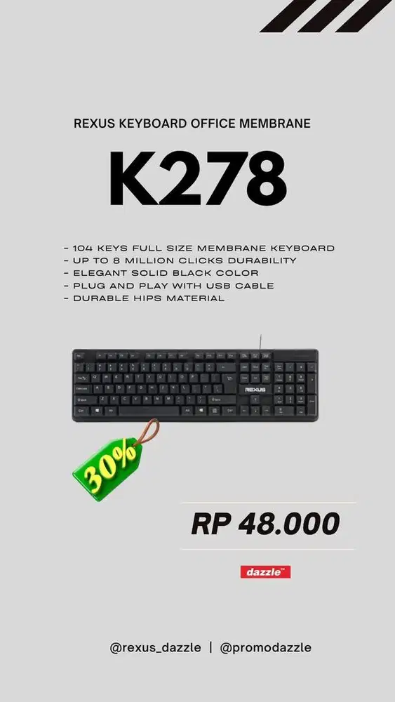 Keyboard kabel rexus K278