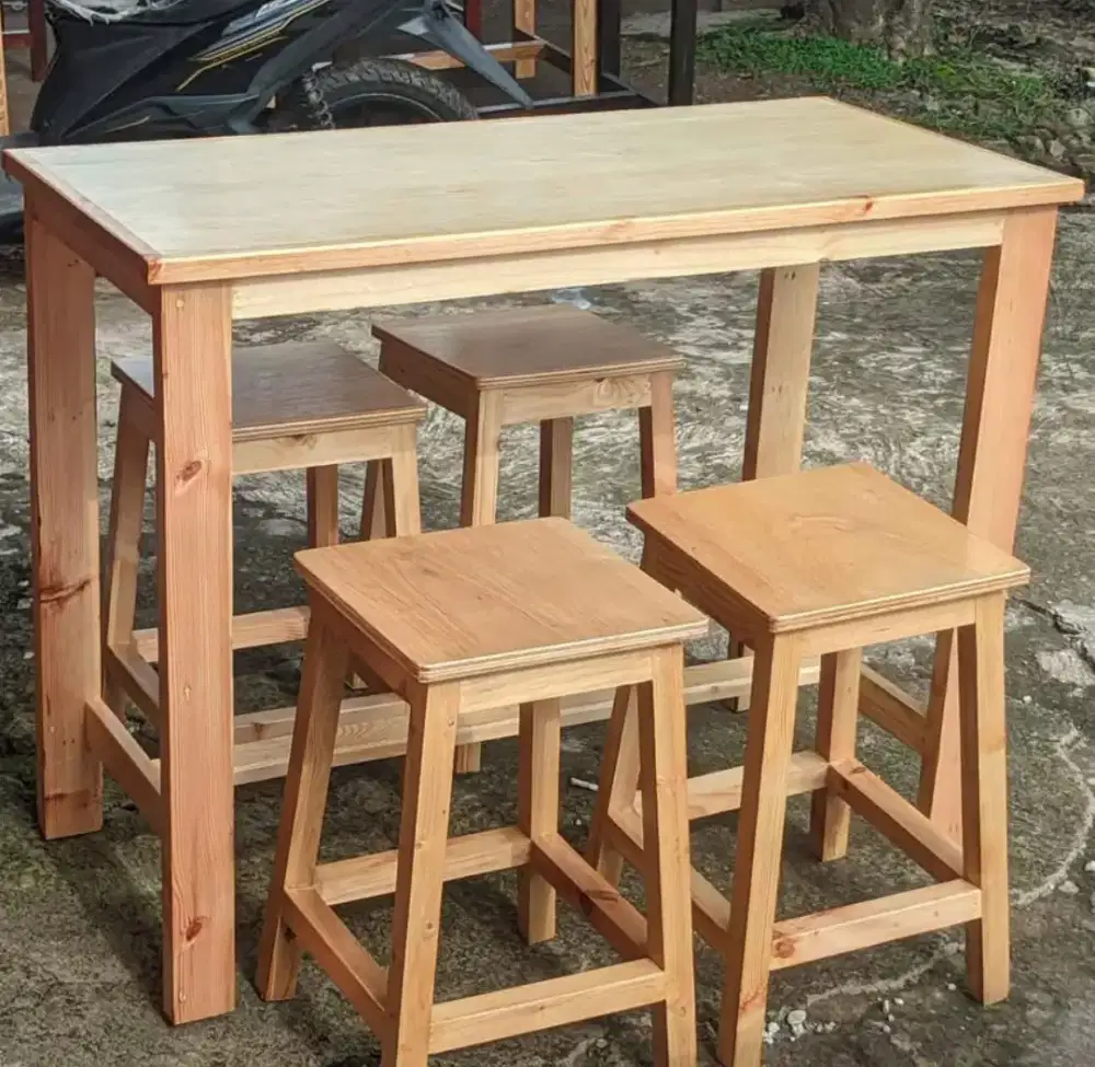 Meja makan untuk buka usaha cafe warkop dan lain²