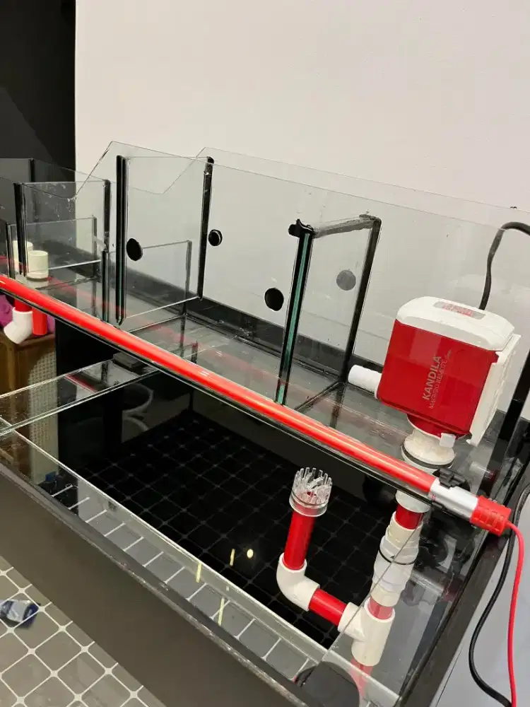 Filter Talang Kaca Pompa Atas Pipa Set