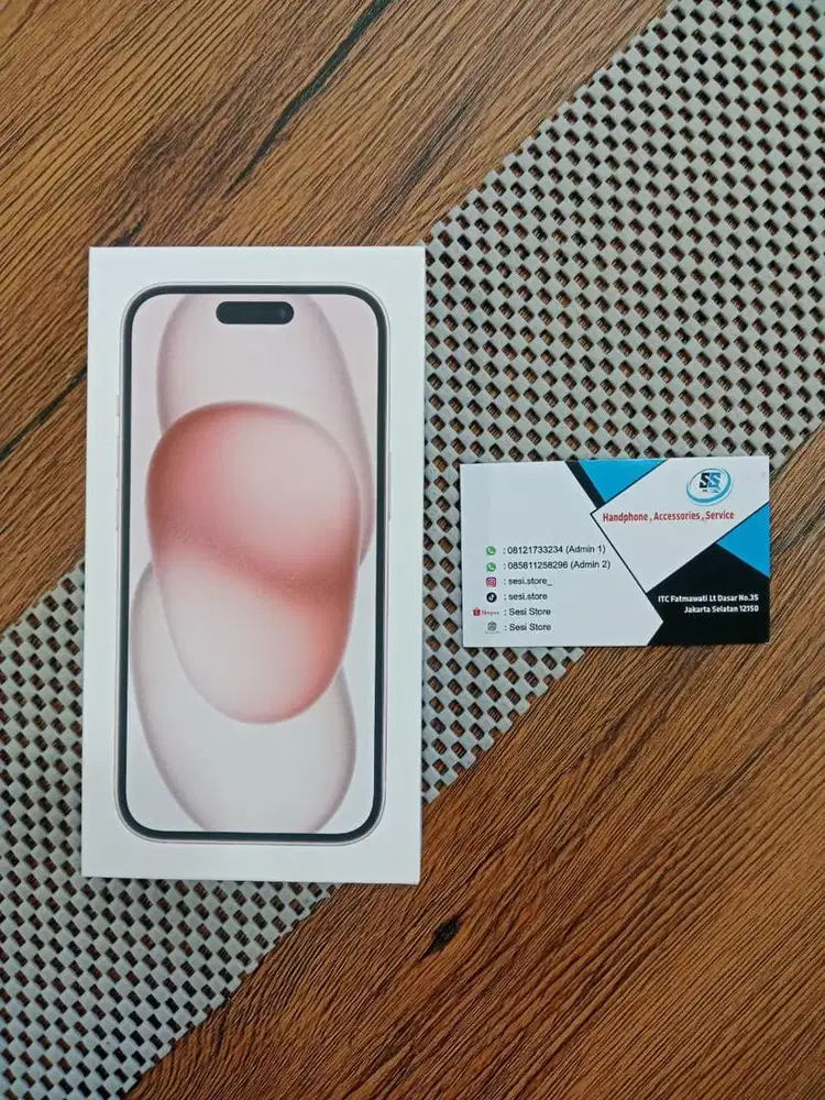 NEW IPHONE 15 128 GB PINK DI JUAL CEPAT !!!