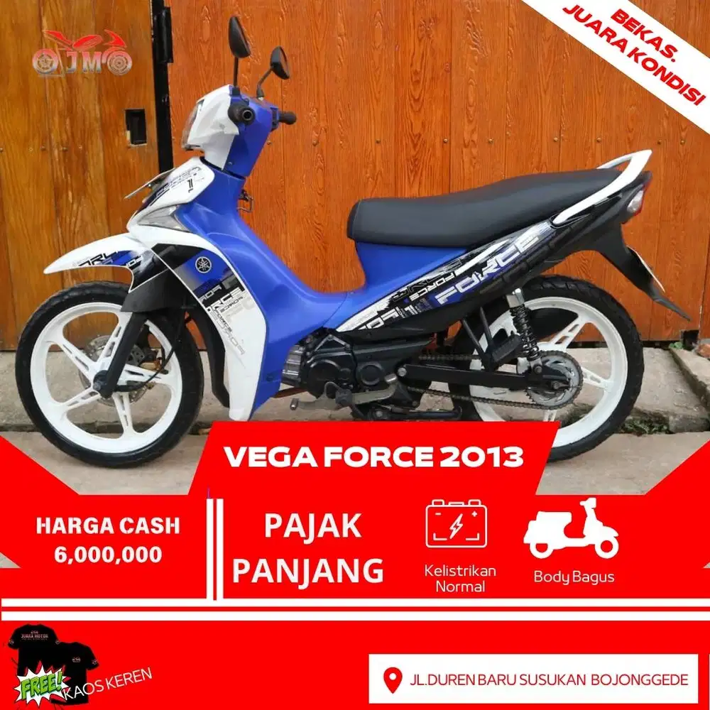 VEGA FORCE 2013 SURAT LENGKAP PAJAK PANJANG TINGGAL PAKAI