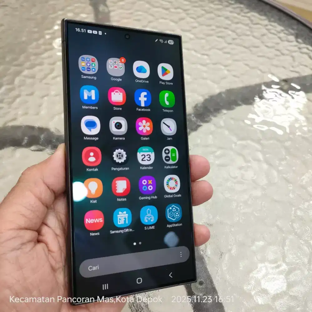 S24 Ultra sein ram 12/256gb fulset normal no minus