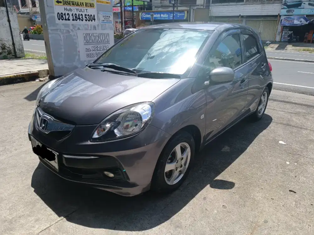 Bekas rasa baru Km67rb Brio E AT 2015 (kondisi mantap)