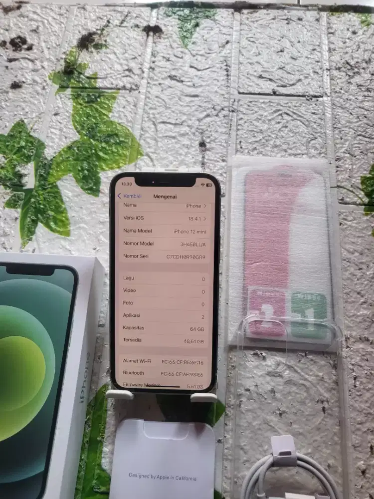 Iphone 12 mini 64gb green inter all operator fulset