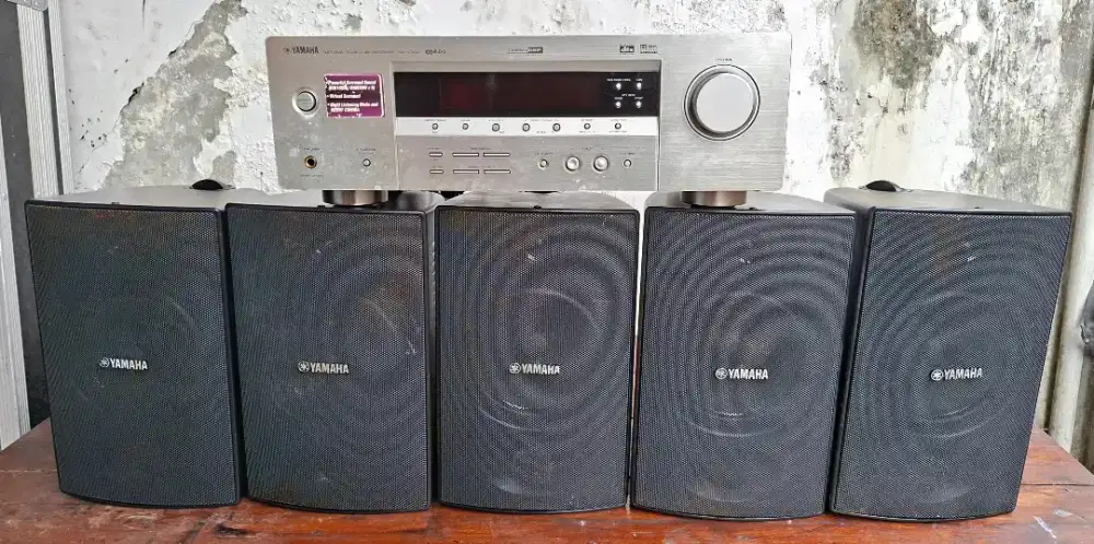 Audio yamaha original amplifier dan speaker