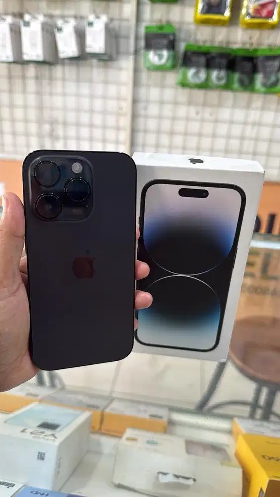IPHONE 14 pro 128 IBOX BH 80% ORIGINAL BAWAAN LAHIR TIDAK PERNAH SERVI