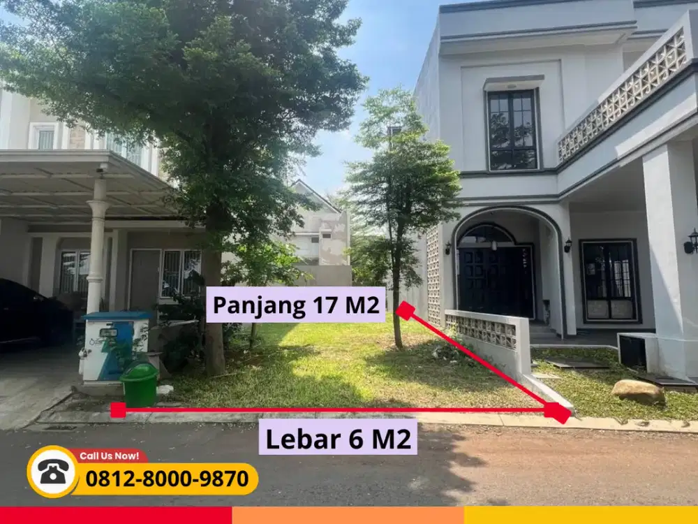 Dijual Tanah Kavling Siap Bangun Di Cluster North Thames Jakarta Garden City