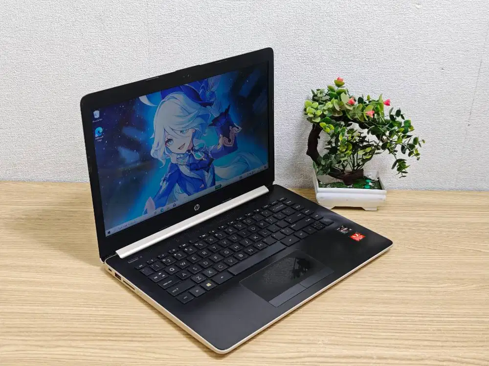 HP 14-CM0006AU Ryzen 3 RAM 8GB Laptop Desain Editing Body Slim Murah