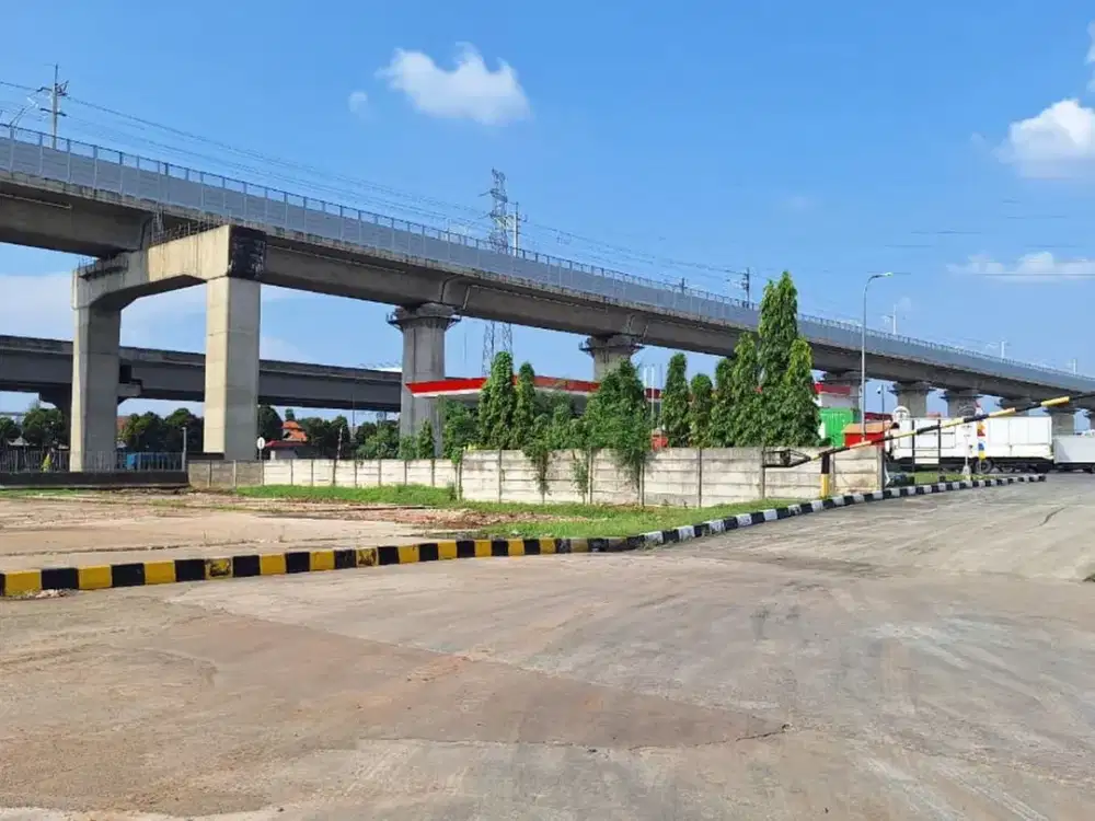 Disewa Lahan 2.115 m2 di rest area KM19B Tol Cikampek Tambun Bekasi