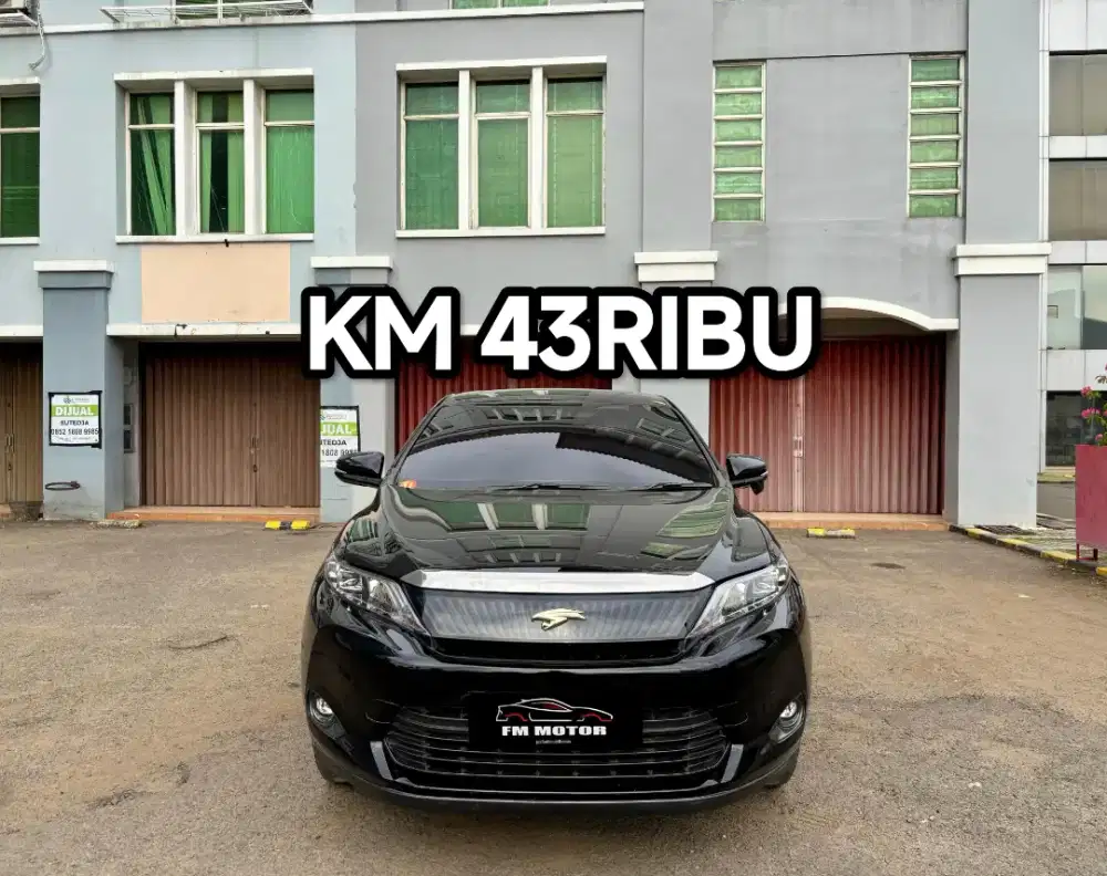 Toyota Harrier Premium Heater 2014 AT 2.0, Km 43Ribu, Pajak Panjang