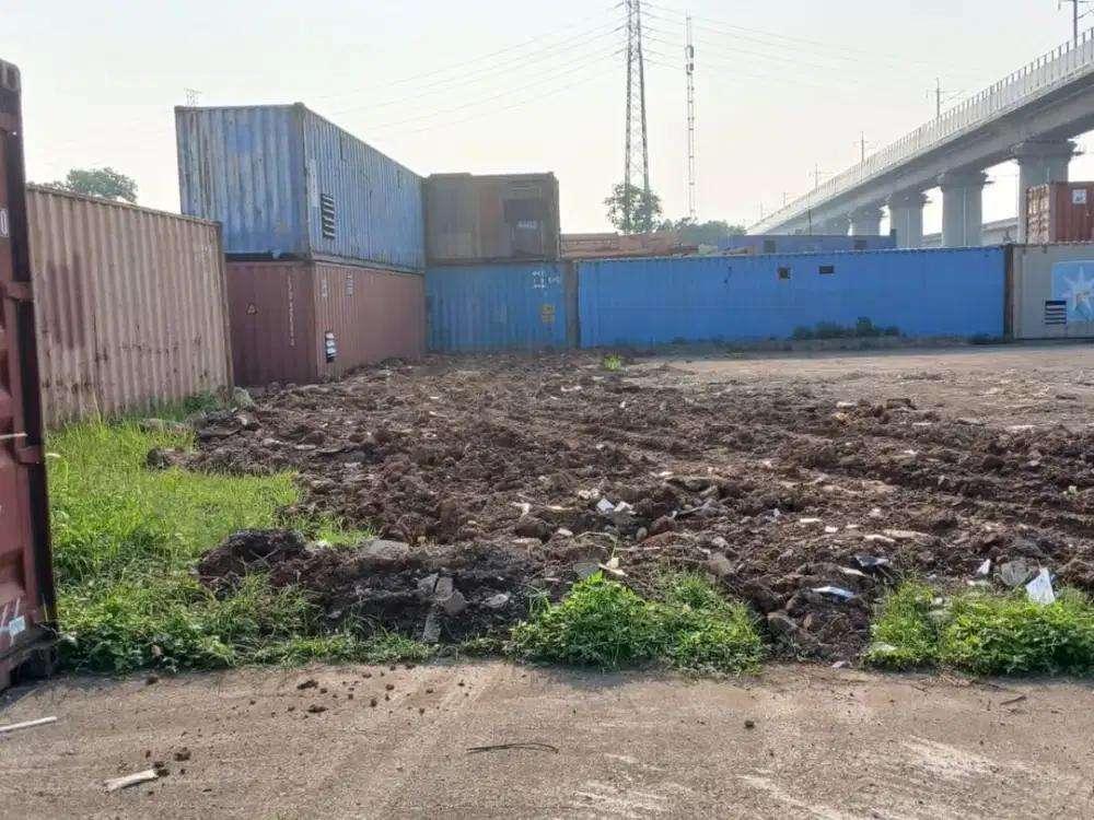 Disewa Lahan 1.767 m2, Murah, siap pakai di rest area KM19B Tol Cikampek Tambun.