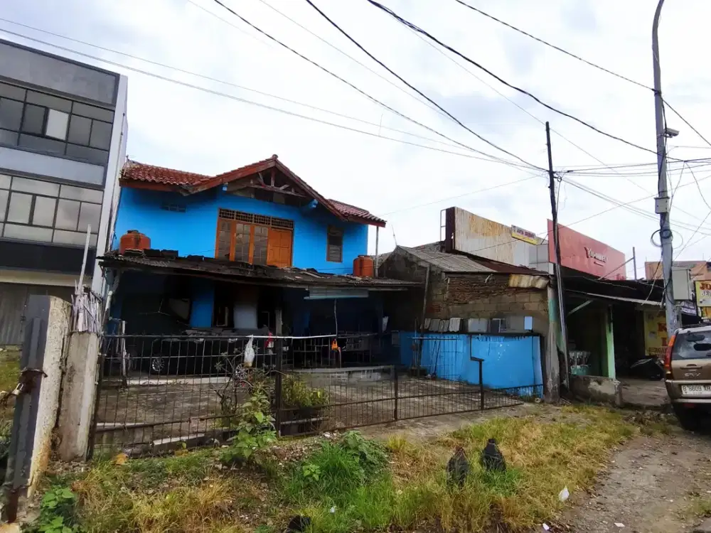 COCOK UNTUK USAHA INVEST TANAH HADAP JALAN RAYA M TOHA KARAWACI MURAH