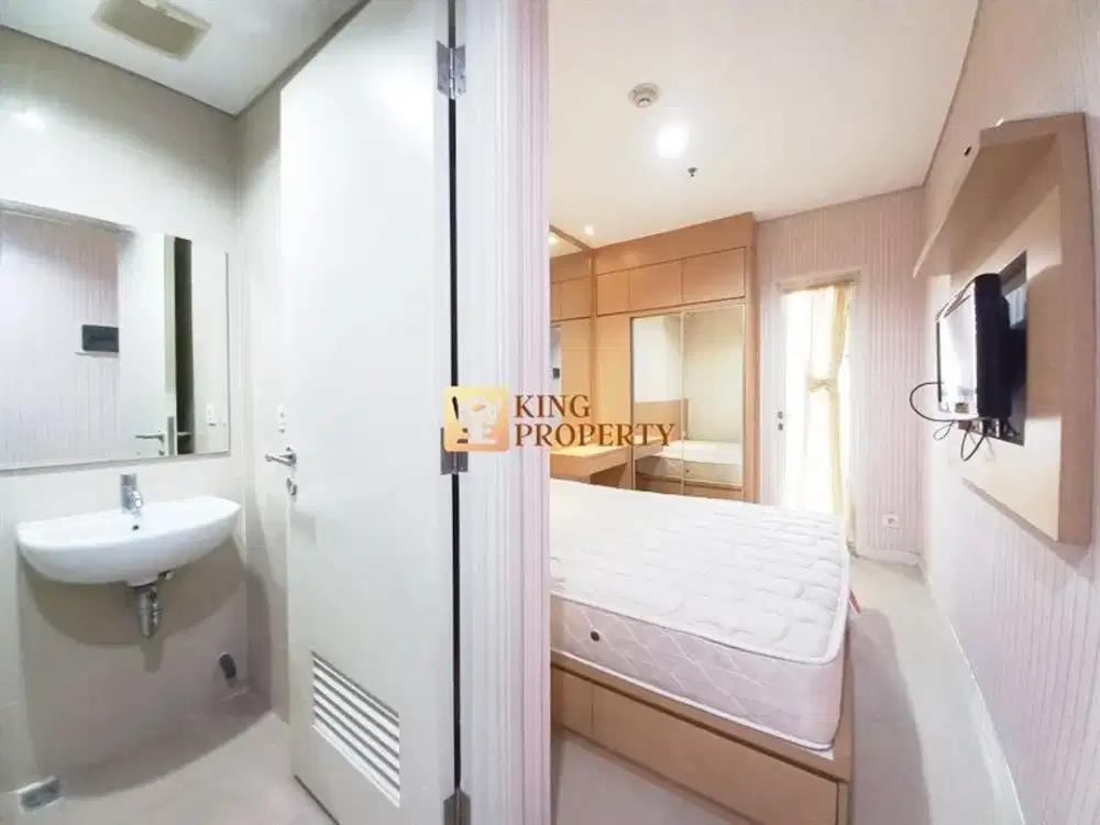 Selangkah ke Mall CP & Dekat Kampus Ukrida, Trisakti, UNtar, Disewakan Studio Madison Park Interior Minimalis, Tanjung Duren Jakarta Barat