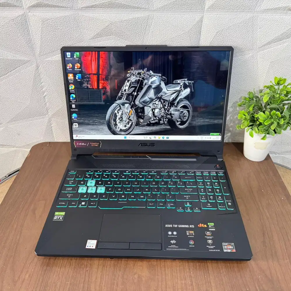 Asus Tuf garansi on Ryzen7 8gb/512gb gtx2050 4gb