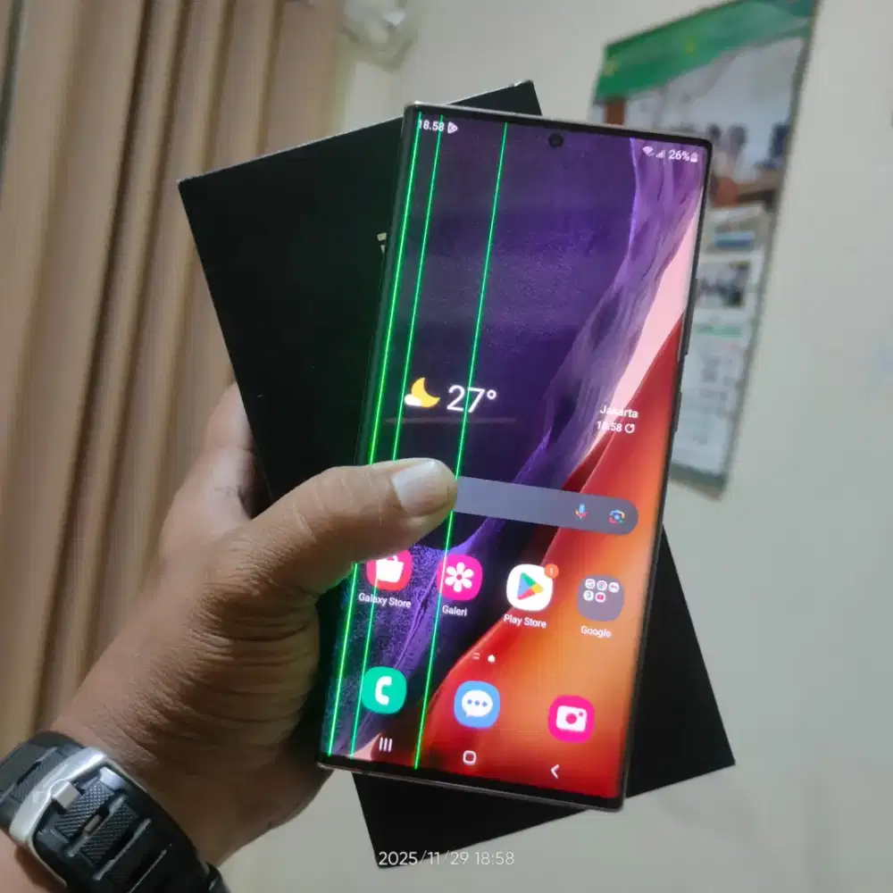 Samsung not 20 ultra 8/256 minus sesuai gambar mulus hp