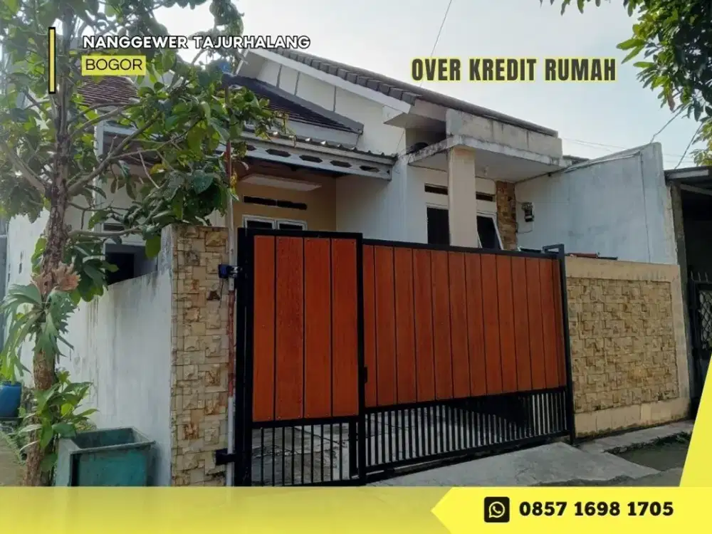 Over Kredit Rmh 87JT dkt Tol di Perum Bogor Asri Nanggewer Bogor