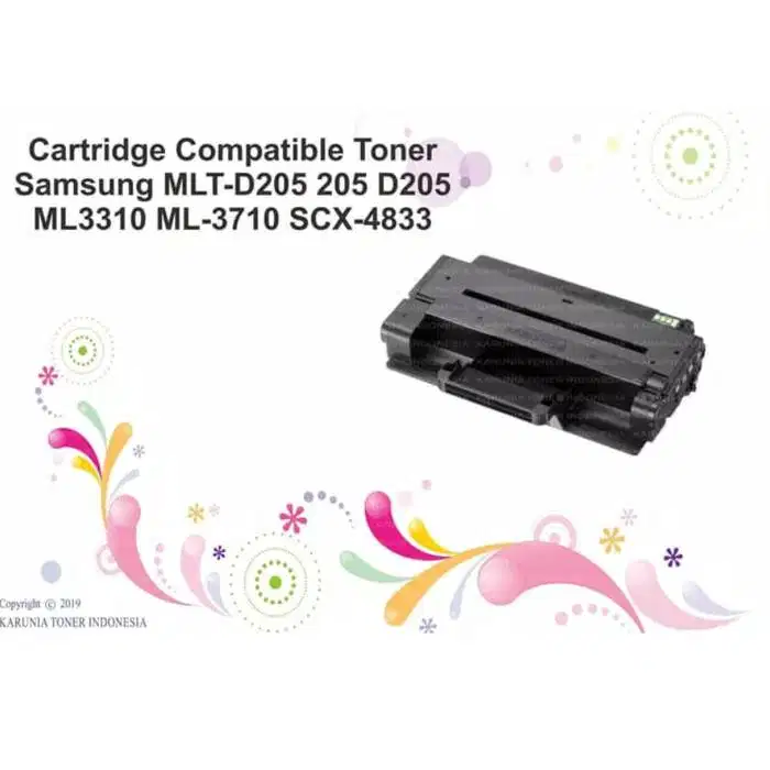 Cartridge Compatible Samsung MLT-D205 ML3310 ML-3710 SCX-4833